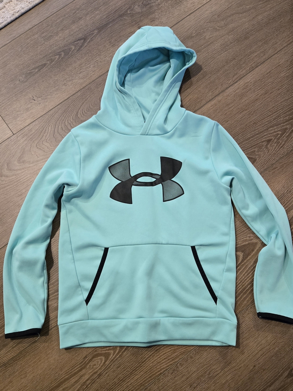 Under Armour Boys Light Teal Hoodie Sweatshirt